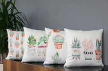 Görseli Galeri görüntüleyiciye yükleyin, Green Lover Kırlent Yastık Kılıfı 4lü Set