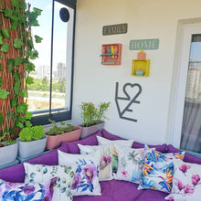 Görseli Galeri görüntüleyiciye yükleyin, Flower Dream Kırlent Yastık Kılıfı 4lü Set