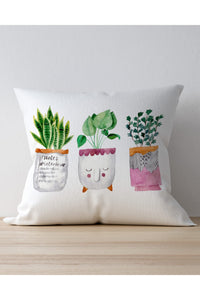 Green Lover Kırlent Yastık Kılıfı 4lü Set