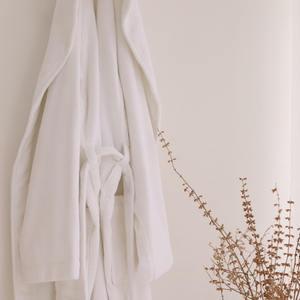 Pamuk Beyaz Unisex Bornoz - Otel Bornozu