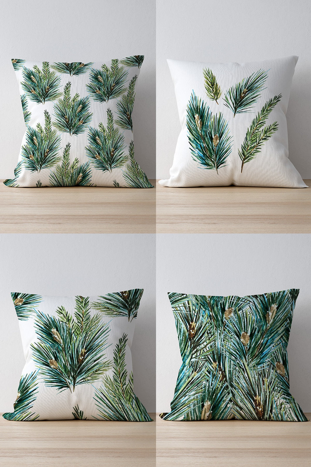 Leaf Desen Kırlent 4lü Set