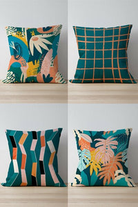 Colorful Kırlent Yastık Kılıfı 4lü Set